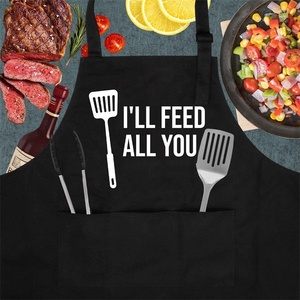 Delantales de cocina de <span class=keywords><strong>chef</strong></span> de poliéster con logotipo personalizado al por mayor para tienda de uñas de flores salón café restaurantes delantal de cocina - Product Image 4