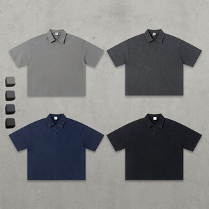 High Quality Boxy Personalized Polo <b>Tshirt</b> Plain Casual Customized Short Sleeve Print T Shirt Homme Wholesale T-Shirts For Men - Product Image 4