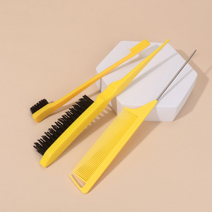 Salon de coiffure de haute qualité <span class=keywords><strong>brosse</strong></span> peigne <span class=keywords><strong>chignon</strong></span> peigne cheveux cuir chevelu peigne Massage - Product Image 6