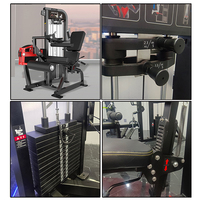 Machine à flexions de jambes assises, équipement de fitness commercial pour salle de sport, appareil d'entraînement des jambes en acier réglable, à vendre