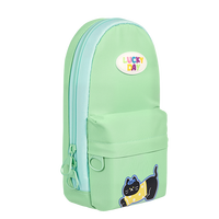 Trousse à crayons NEJA LIFE 2025 à grande capacité pour écoliers, motif dessin animé contrastant, 200x100x40mm