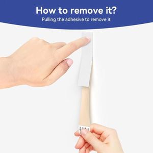 12 Pairs Punch Free Double Sided Tape Adhesive Strips Picture Hanging Mounting Heavy Duty Pads <b>Poster</b> <b>Frame</b> Home Decor - Product Image 3