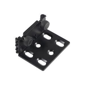 Kit de quincaillerie pour <span class=keywords><strong>porte</strong></span> <span class=keywords><strong>coulissante</strong></span> <span class=keywords><strong>invisible</strong></span> à double <span class=keywords><strong>rail</strong></span> dissimulé, sans <span class=keywords><strong>rail</strong></span> visible, en fer et alliage d'aluminium - Product Image 5