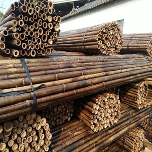 Cerca de Bambu para Pátio, Divisória Decorativa para Jardim, Estilo Japonês, Cerca de Pavilhão Carbonizado para Varanda Externa Yz-j101 - Product Image 6