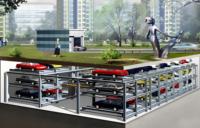 Système de stationnement de voiture robotique intelligent peu encombrant Équipement d'avion mobile automatique Ascenseur de barrière Solution de stationnement efficace