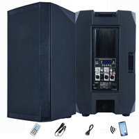 Subwoofer de 5000 W y 15" Sistema de Altavoces PA de Audio Profesional para Interiores/Exteriores Caja de Sonido Sistema Line Array para Fiestas de DJ Bocina Parlante
