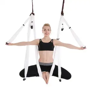 Balanço de rede aérea personalizada para ioga com 6 alças BAIXO MOQ Entrega rápida Balanço de rede para ioga