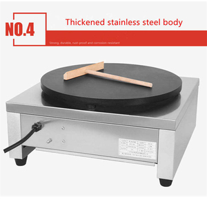 Nueva Crepera Eléctrica Comercial de Una Sola Placa, Alta Producción, Control de Temperatura, Máquina para Hacer Panqueques y Crepas para Comida Callejera - Product Image 2