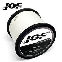 JOF-Ligne de Pêche en Eau Salée 8 Brins Tressés Multifilament 10-110lb Flottant PE pour la Pêche en Streaming en Lac et en Rivière, 100m