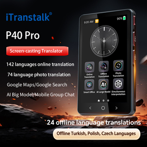 Traducción de difusión de pantalla Itranstalk 142 idiomas fuera de línea ruso turco polaco vietnamita traductor de idiomas inteligente - Product Image 2