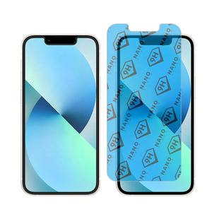 Protection d'écran en verre nano 9H anti-explosion, couverture intégrale pour iPhone 14 15 - Product Image 3