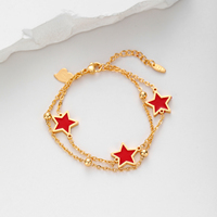 Bracelet de célébrité double couche design de niche à la mode style simple accessoires pour femmes nouveau gros