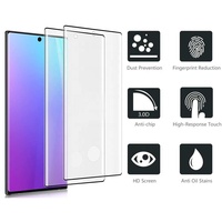 Accessoires de téléphone portable 3D verre trempé pour Samsung S20 S21 S22 Plus Note 20 Ultra protecteur d'écran avec empreinte digitale déverrouillé