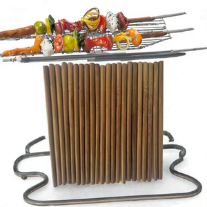 SWSH Brochettes de poker en bambou de haute qualité, courtes, résistantes à la chaleur et antiadhésives - Plus de 12 pièces pour la préparation de cônes de cigares - Product Image 3