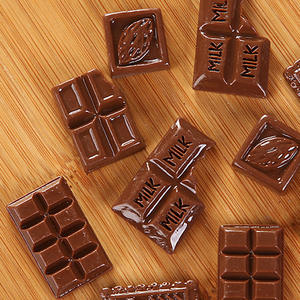 Nouvelle étiquette personnalisée Imitation café chocolat résine accessoires crème Gel étui de téléphone portable matériel - Product Image 2