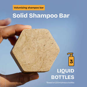 Barra de Champú Voluminizadora para Cabello Fino y Liso con Manteca de Mango, Aceite de Coco y Polvo de Cáscara de Naranja, Barra para Engrosar el Cabello - Product Image 2