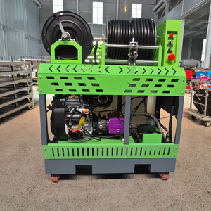 <span class=keywords><strong>Machine</strong></span> de nettoyage de canalisations à <span class=keywords><strong>haute</strong></span> <span class=keywords><strong>pression</strong></span> professionnelle 37HP 200Bar pour le débouchage commercial des égouts - Product Image 2