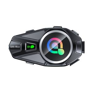 Casque de moto Q68 MAX avec interphone full duplex et écran TFT, permettant à 2 personnes de communiquer sur 500 m. - Product Image 1