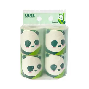 Factory Hygienic No Fluorescent Agent Great Value Ultra Soft 1 Ply Instant Toilet Paper Roll Size