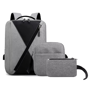 Sac à dos Lvteng pour homme, grande capacité, chargement USB, antivol, motif géométrique, décontracté, léger, pour ordinateur portable, rétractable - Product Image 3