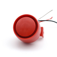 Avertisseur sonore de recul pour voiture 110 dB 12V-24V, unidirectionnel, rouge, avec différentes fonctions sonores d'avertissement/silencieuses la nuit