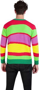 <span class=keywords><strong>Pull</strong></span> de Noël en tricot jacquard à col rond à motif de renne de Noël drôle ZHUNA personnalisé - Product Image 3