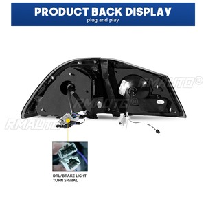 Para Honda Civic 8.ª Generación FD2 FD3 2006-2011, Luz Diurna LED, Lámpara Antiniebla Impermeable, Conjunto de Luces Traseras para Automóvil, Kit de Carrocería - Product Image 4