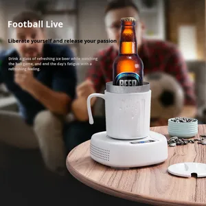 Nouvelle <span class=keywords><strong>tasse</strong></span> portable à température constante double usage (chaud/froid) en plastique ABS M2, pour voiture, refroidissement rapide universel, usage quotidien - Product Image 4