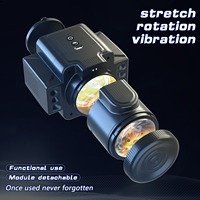 DKKtech SLR Kamera förmiger Stroker für Männer mit 7 Schub-und rotierenden automatischen männlichen Mastur bator Elektrische Taschen muschi für den Menschen