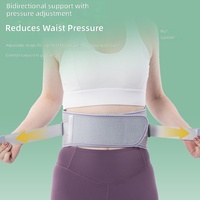 Ceinture de soutien lombaire sportive en polyester respirant pour homme et femme, idéale pour la musculation, le yoga, la course à pied et les longues périodes assises – Collection été