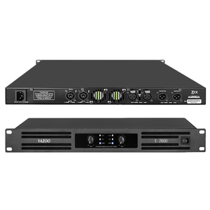 Đa Chức Năng Hai Kênh Khuếch Đại Công Suất Cao 1 U Hệ Thống Âm Thanh Khuếch Đại 2*600Watt DJ Disco Hiệu Suất Sân Khấu Cho Bán Sỉ - Product Image 3