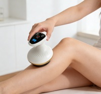 Appareil de massage électrique à ventouses et grattoir avec écran LCD, recharge sans fil, portable, pour le dos et la taille