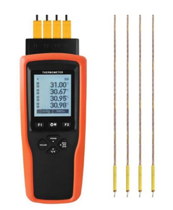 YET-640X 4-Channel Thermocouple <b>Temperature</b> Data <b>Logger</b>- K, T, J Probes YET-640X, YET-640X 4-Channel <b>Temperature</b> Data <b>Logger</b> - Product Image 1