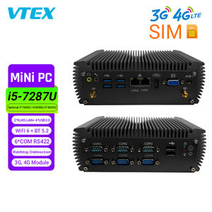 Núcleo sin ventilador industrial, Mini PC con módulo DDR4 3G 4G, ranura SIM, COM, Watchdog, arranque sin disco, Mini PC sin ventilador industrial - Product Image 2