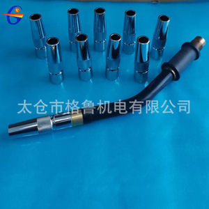 หัวเชื่อม GL 350A แบบระบายความร้อนด้วยอากาศ ชุบทองแดง ขนาด 73 มม. สำหรับการเชื่อมแบบป้องกันด้วยแก๊ส - Product Image 1