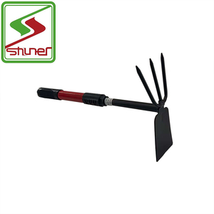 <span class=keywords><strong>Houe</strong></span> de jardin à double usage en acier au carbone avec manche long - Product Image 4