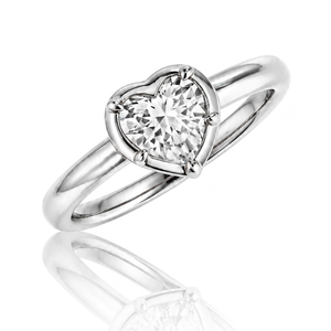 <span class=keywords><strong>Bague</strong></span> <span class=keywords><strong>de</strong></span> fiançailles personnalisée en acier inoxydable 316L, cœur en zircon, étanche, hypoallergénique, plaqué <span class=keywords><strong>or</strong></span> PVD, zircone cubique - Product Image 2