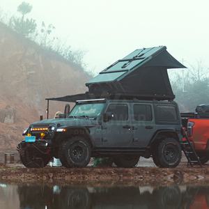 Willpower Logo personnalisé Coque rigide en alliage d'aluminium et échelle en tissu Oxford <span class=keywords><strong>pour</strong></span> <span class=keywords><strong>tente</strong></span> <span class=keywords><strong>de</strong></span> <span class=keywords><strong>toit</strong></span> <span class=keywords><strong>de</strong></span> voiture <span class=keywords><strong>4x4</strong></span> tout-terrain coupe-vent - Product Image 2