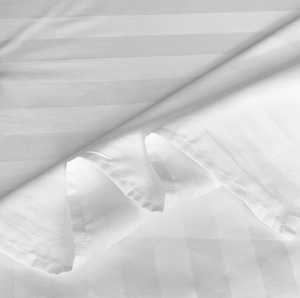 Bộ đồ giường khách sạn 3 cm sọc tinh khiết bông tấm Ga Trải Giường mã hóa Dày Trắng tấm ga trải giường khách sạn đặc biệt mảnh duy nhất - Product Image 5