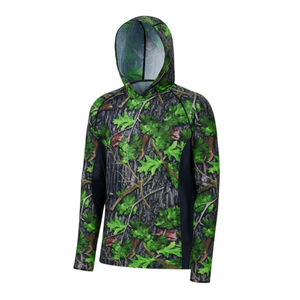 Haut de pêche personnalisable à manches longues, dernière conception, imprimé par transfert thermique, protection UPF 50+ anti-UV, en polyester, pour tournois - Product Image 1