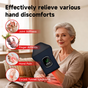 Guante de Terapia de Luz Roja e Infrarroja Inalámbrico para Aliviar el Dolor de Manos, Dedos y Muñeca - Product Image 2