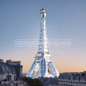 Tháp <span class=keywords><strong>Eiffel</strong></span> Bơm Hơi Khổng Lồ Mô Hình Tháp <span class=keywords><strong>Eiffel</strong></span> Bơm Hơi Tùy Chỉnh Với Đèn LED Chiếu Sáng Cho Các Sự Kiện - Product Image 4