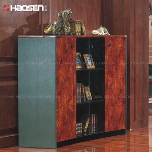 Clásico con vitrina de vidrio para el hogar, oficina, habitación, Retro, de madera, 4 puertas, pared <span class=keywords><strong>Vertical</strong></span>, archivador, librería - Product Image 5