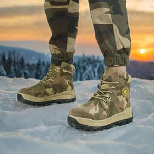 <strong>Men's</strong> Latest Design Mid-Top Camouflage Waterproof <strong>Hunting</strong> <strong>Boots</strong> Wear-resist Insulated Rubber Non-Slip for <strong>Winter</strong> Hiking <strong>Boots</strong> - Product Image 1