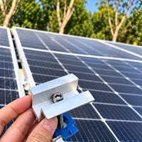 Accessoires de montage de modules photovoltaïques en aluminium sur mesure pour système de structure photovoltaïque