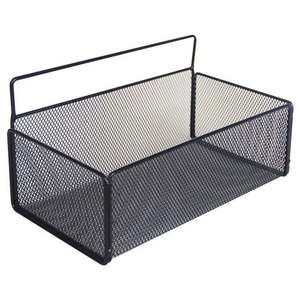 בית חדר אמבטיה מטבח ארונות ארגון אחסון ארגון תיל מתכת אחסון המארגן סל סט קיר - Product Image 2