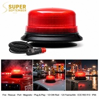 Neue Hochwertige LED-Rundumleuchte Blinkende Stroboskoplampe IP66 Wasserdicht Magnetische Installation 24V 36W 3 Jahre Garantie
