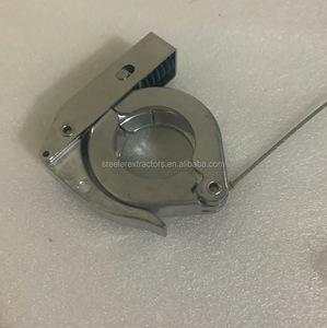 New Type Sanitary KF16 25 40 50 SS304 Vacuum <strong>Toggle</strong> <strong>Clamp</strong> with Spring - Product Image 3