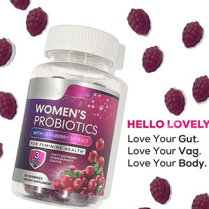 OEM Private Label Women's probiotik Gummies ekstrak <span class=keywords><strong>Cranberry</strong></span> Gummies kesehatan vagina - Product Image 3