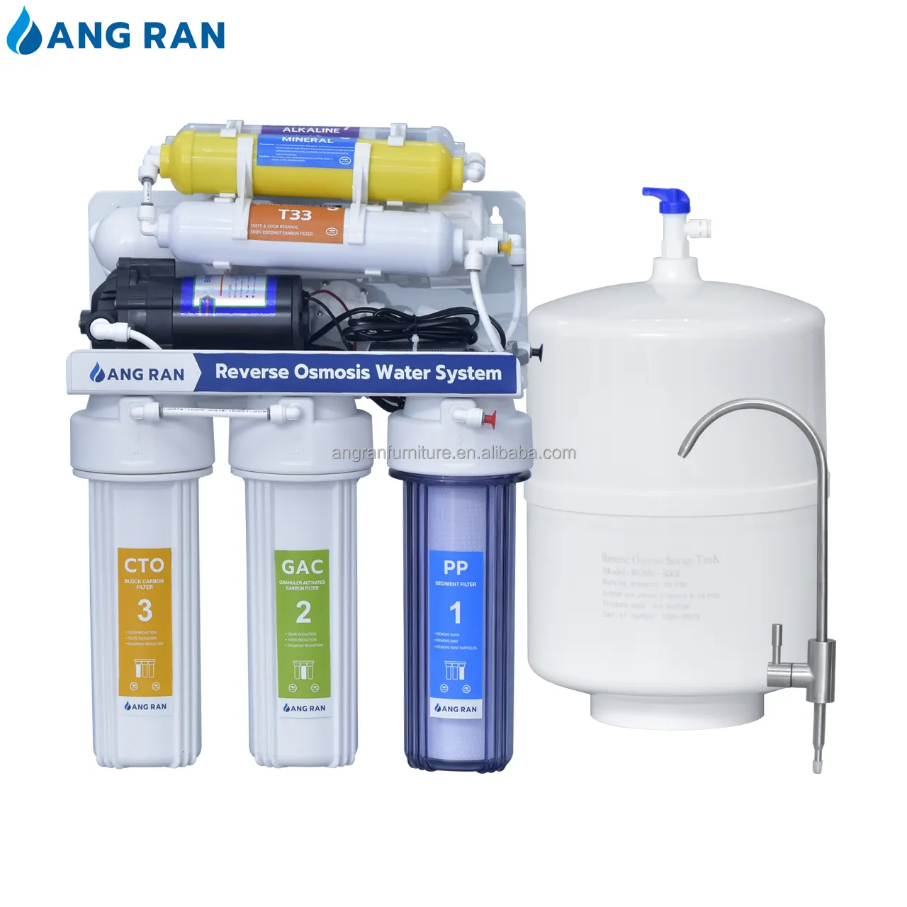 6 Stages Ultra Safe reverse osmosis home water filter purifier